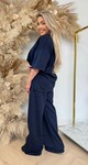 DORI SPLIT SET NAVY