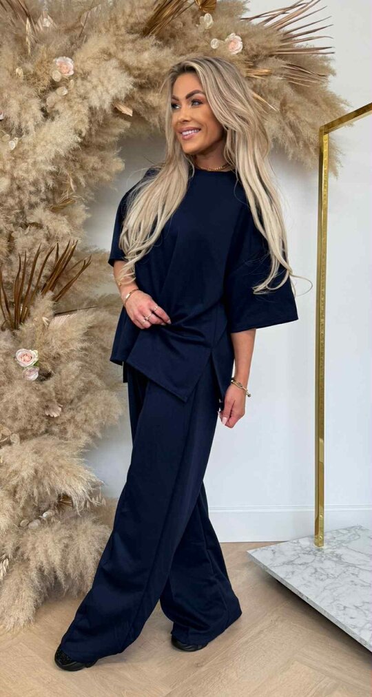 DORI SPLIT SET NAVY