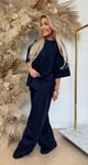 DORI SPLIT SET NAVY