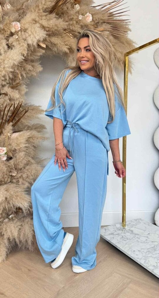 DORI SPLIT SET ICEBLUE