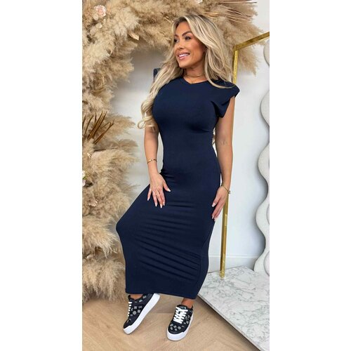 MAXI RIB DRESS NAVY MAXI RIB DRESS NAVY