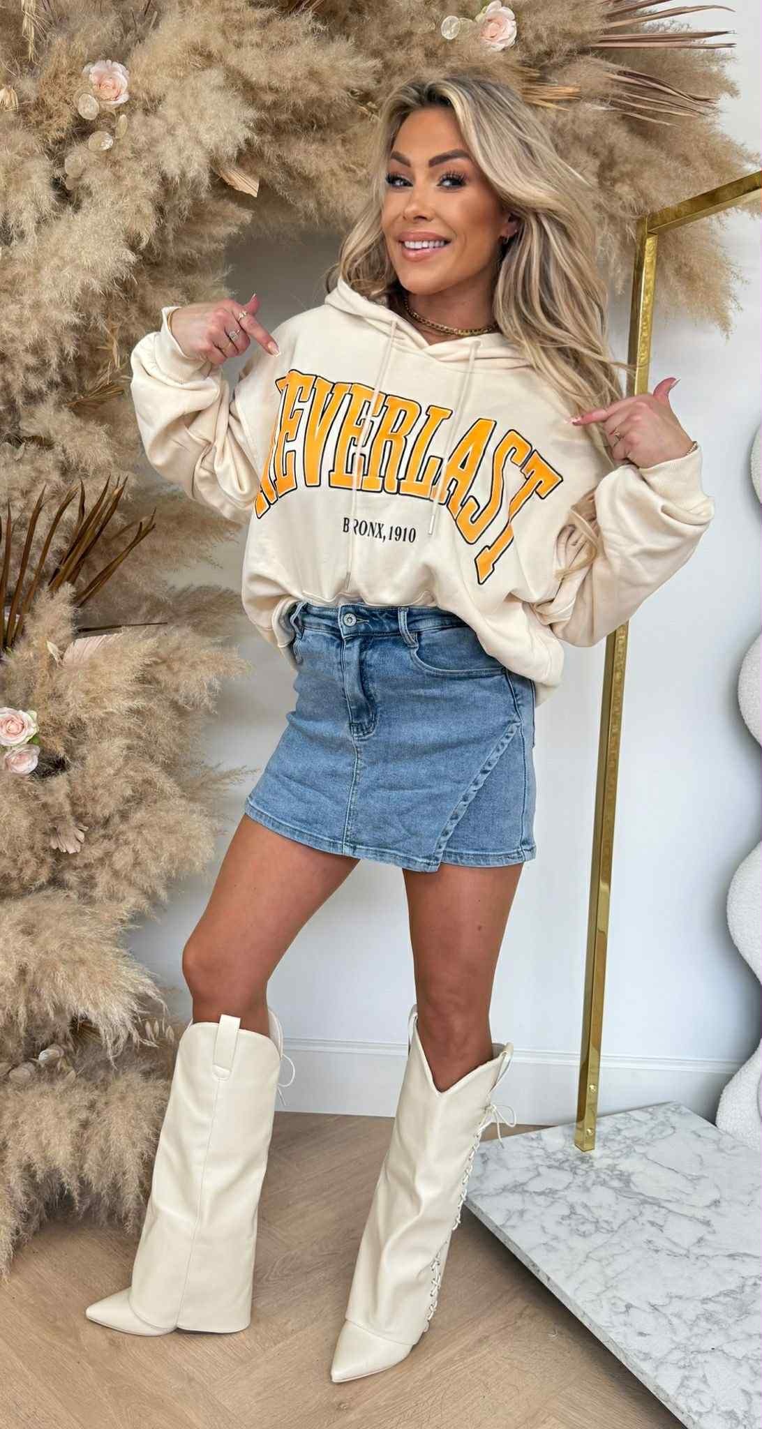 NEVERLAST HOODIE 282172 BEIGE NEVERLAST HOODIE 282172 BEIGE