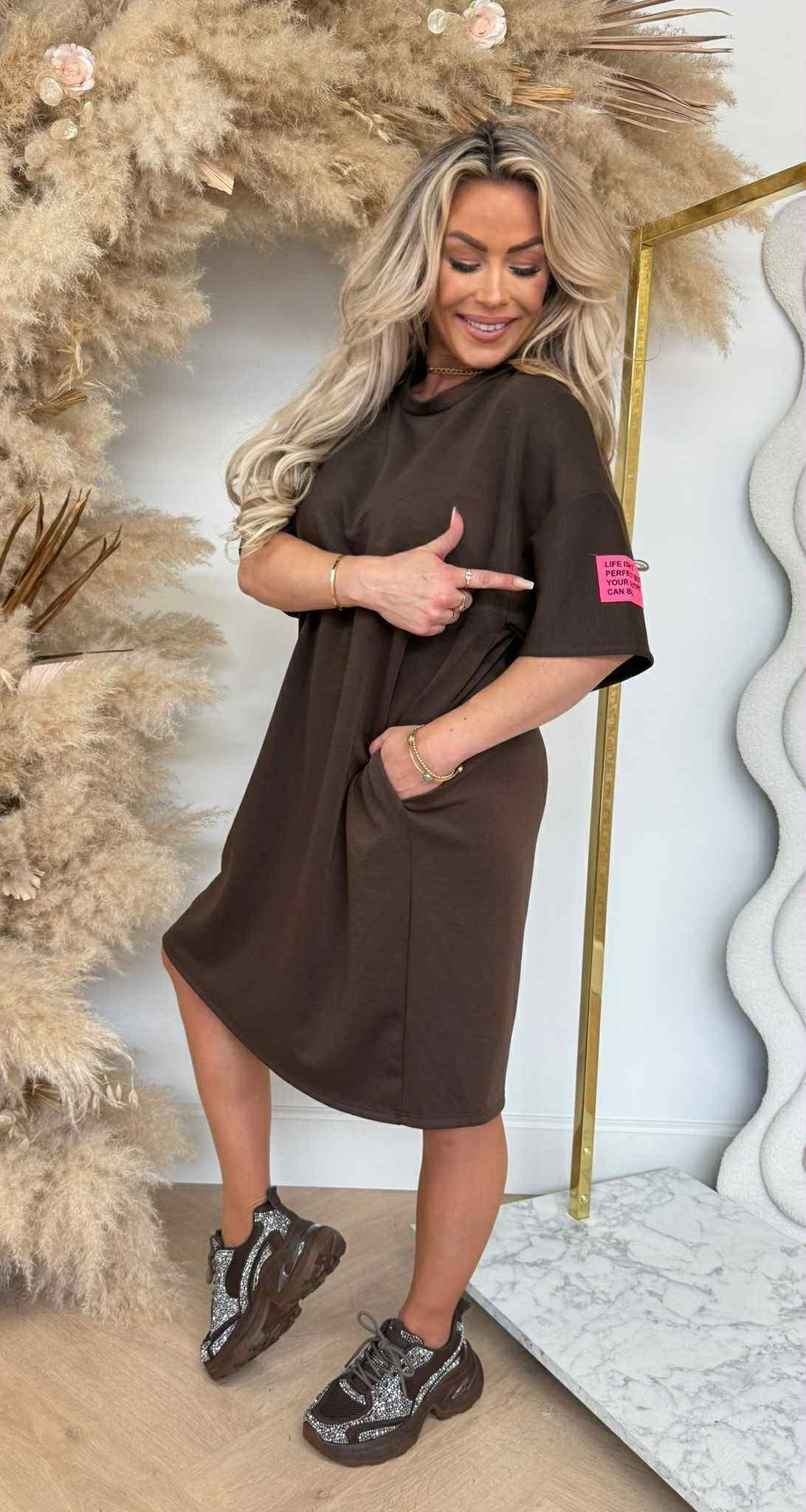 PERFECT OUTFIT DRESS CHOCO