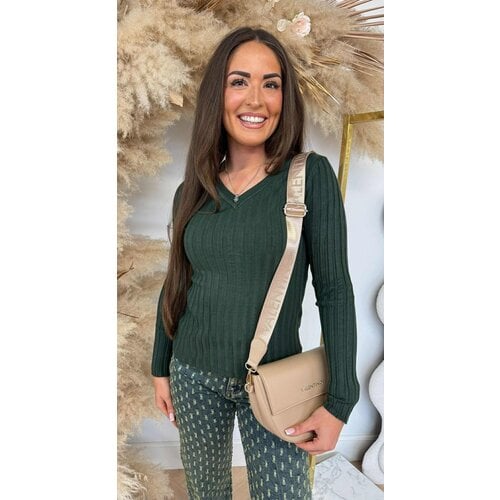 RIB V TOP 11073 ARMYGREEN RIB V TOP 11073 ARMYGREEN