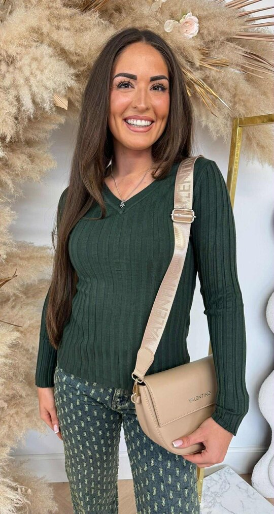 RIB V TOP 11073 ARMYGREEN RIB V TOP 11073 ARMYGREEN