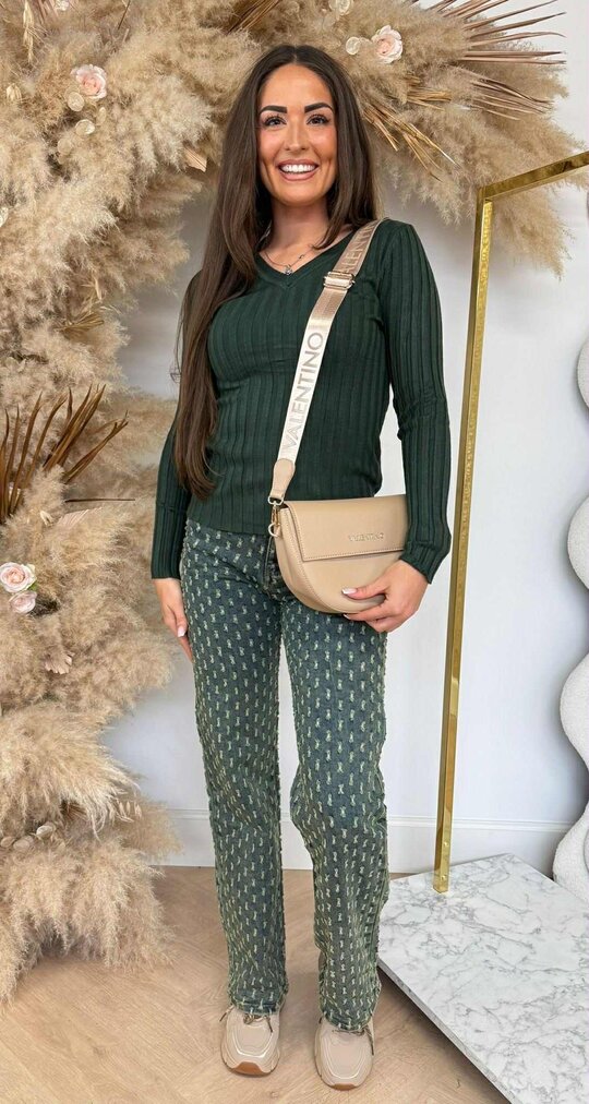 RIB V TOP 11073 ARMYGREEN RIB V TOP 11073 ARMYGREEN