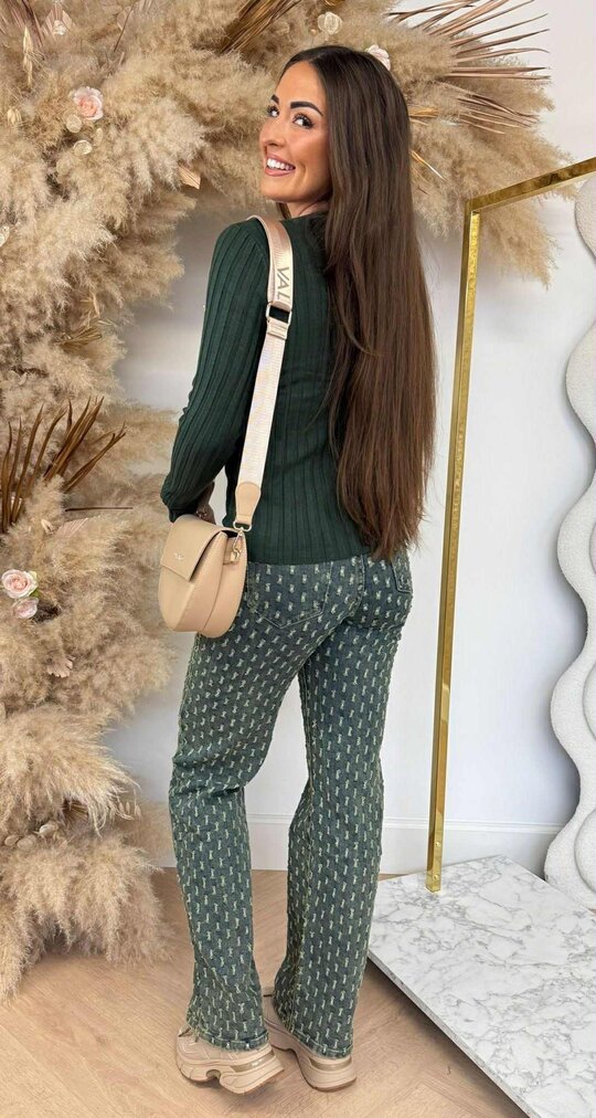 RIB V TOP 11073 ARMYGREEN RIB V TOP 11073 ARMYGREEN