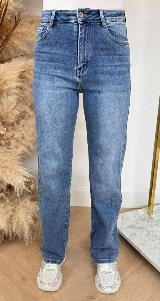 WIDE LEG JEANS 6563-1 DENIMBLUE WIDE LEG JEANS 6563-1 DENIMBLUE