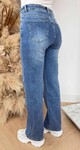 WIDE LEG JEANS 6563-1 DENIMBLUE WIDE LEG JEANS 6563-1 DENIMBLUE