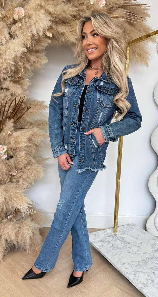 SECRET DENIM JACKET 30009 BLUE SECRET DENIM JACKET 30009 BLUE