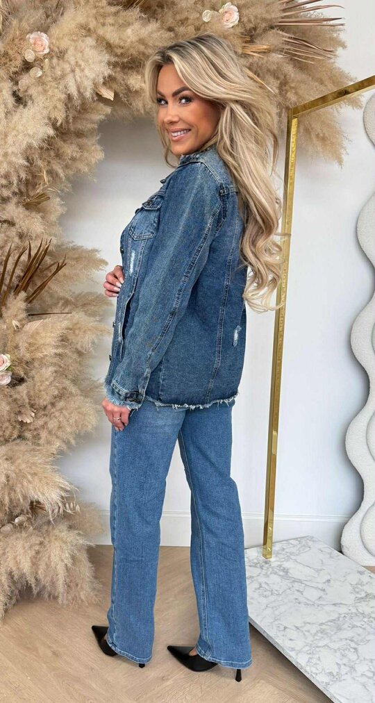 SECRET DENIM JACKET 30009 BLUE SECRET DENIM JACKET 30009 BLUE