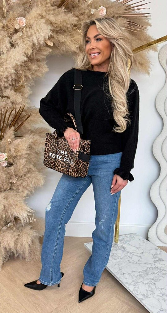 ROUCHE SOFT SWEAT BLACK ROUCHE SOFT SWEAT BLACK