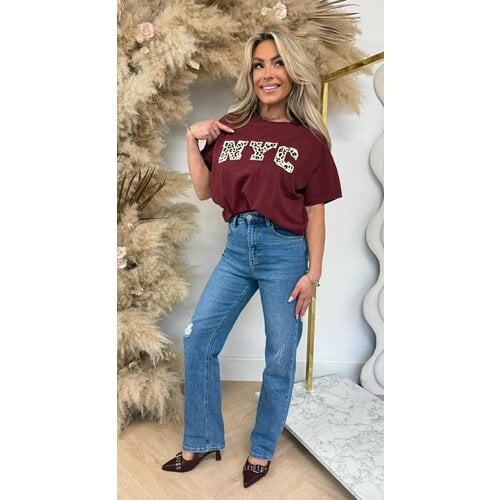 NYC LEO SHIRT 8011087 BORDEAUX NYC LEO SHIRT 8011087 BORDEAUX
