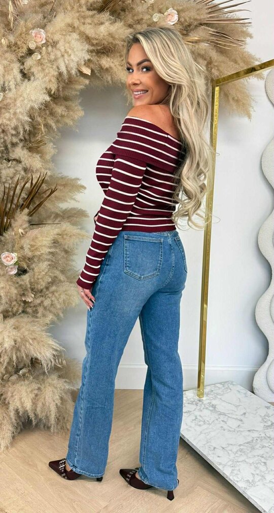 STRIPE TOP 375 WINE STRIPE TOP 375 WINE