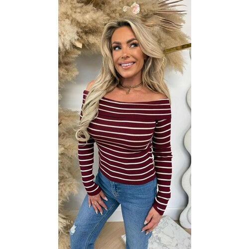 STRIPE TOP 375 WINE STRIPE TOP 375 WINE