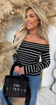 STRIPE TOP 375 BLACK STRIPE TOP 375 BLACK