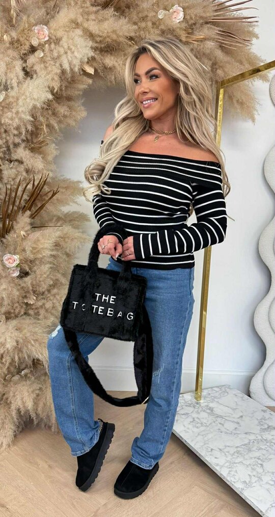 STRIPE TOP 375 BLACK STRIPE TOP 375 BLACK