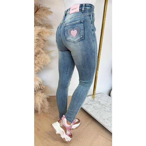 MILA LOVE SKINNY JEANS 1081-2 DIRTY WASHING MILA LOVE SKINNY JEANS 1081-2 DIRTY WASHING