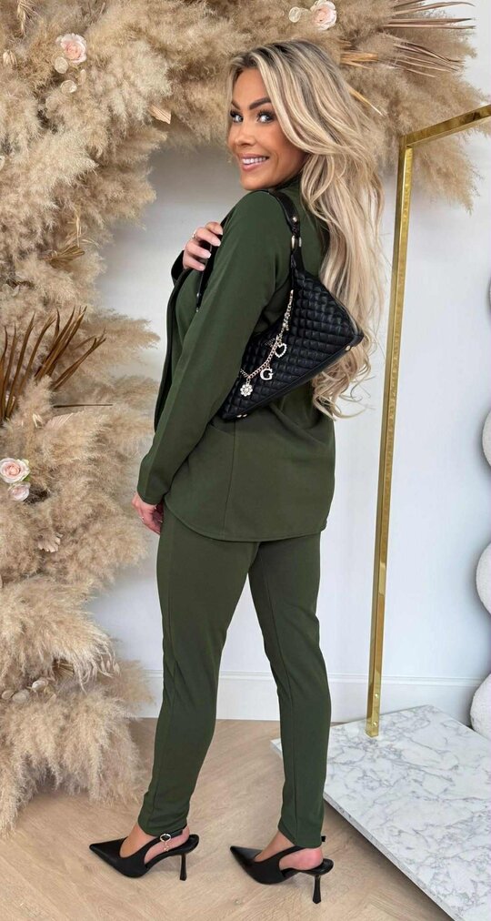 CLASSY SUIT ARMYGREEN