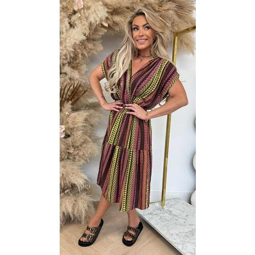 FASHION COTTON MAAIKE DRESS CHOCO FASHION COTTON MAAIKE DRESS CHOCO