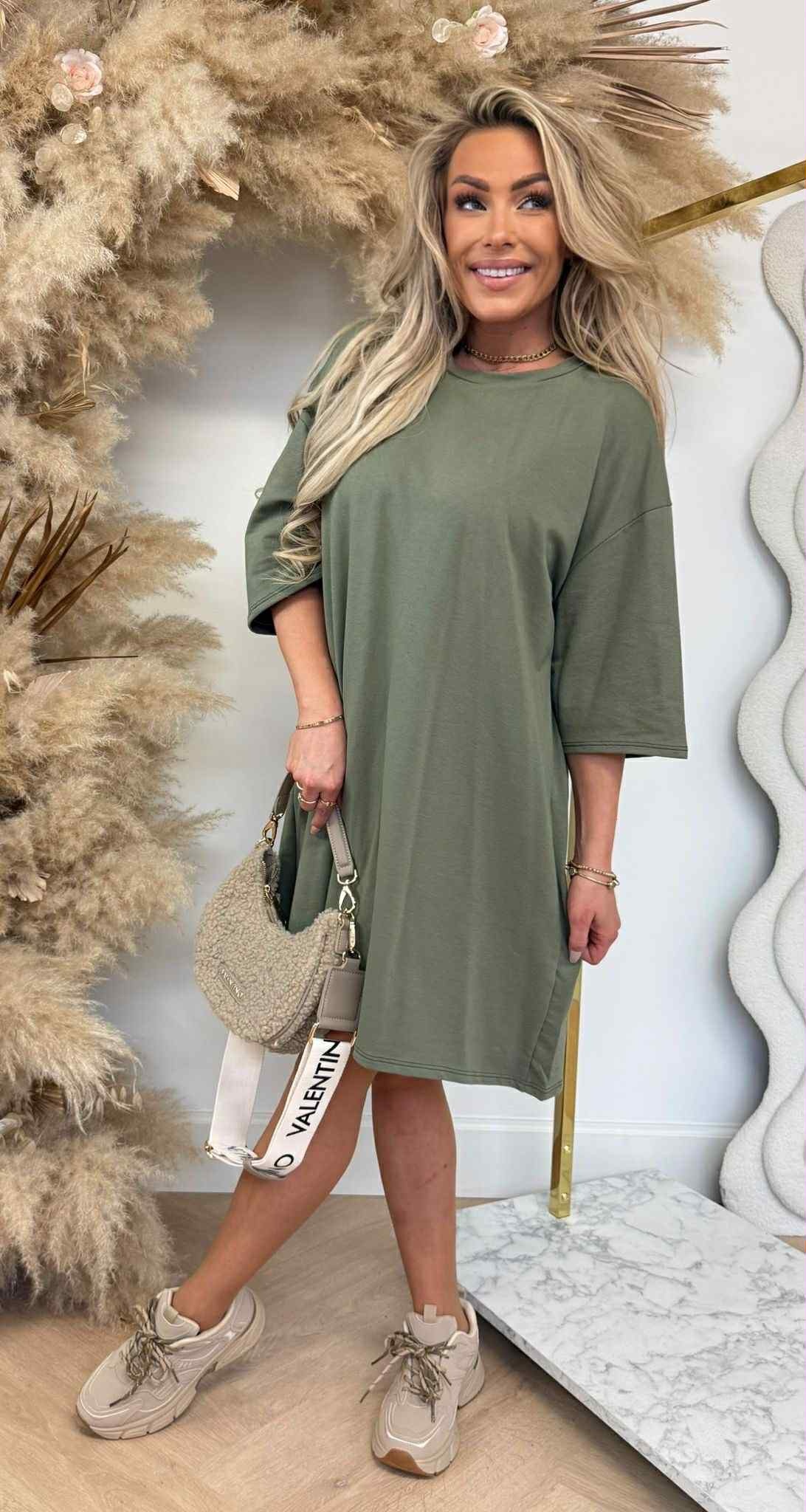 T-SHIRT BASIC DRESS ARMYGREEN
