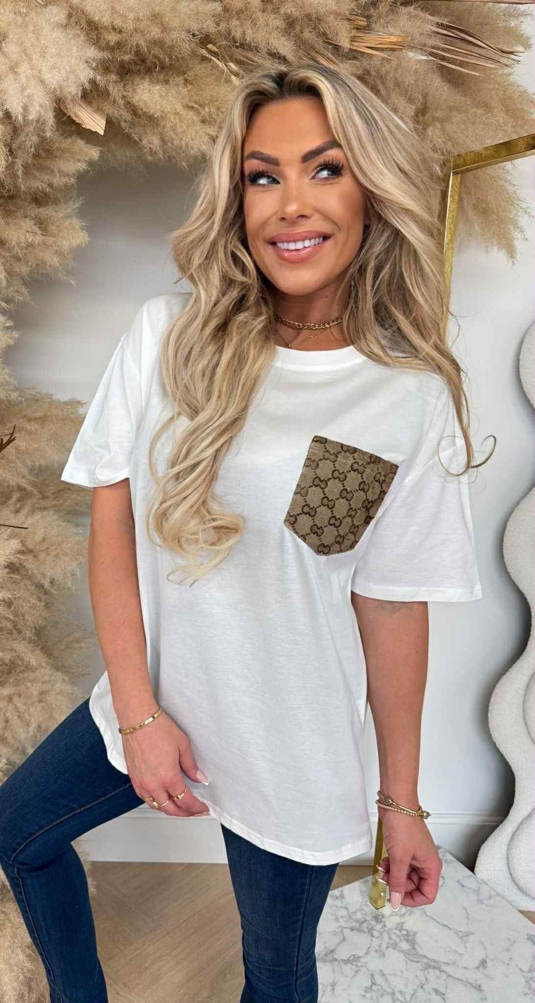 GUC POCKET T-SHIRT 5229 OFFWHITE