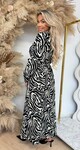 LIEKE ANIMAL PRINT MAXI DRESS ZEBRA LIEKE ANIMAL PRINT MAXI DRESS ZEBRA