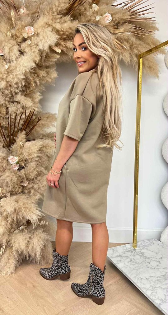 LA LEO LONG TEE BEIGE LA LEO LONG TEE BEIGE