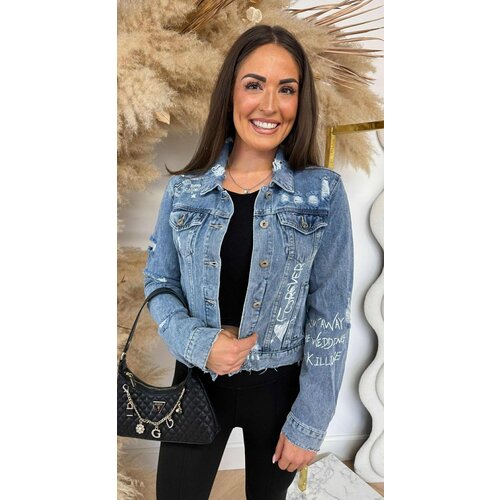 TEKST DENIMJACKET 3462 DENIM TEKST DENIMJACKET 3462 DENIM