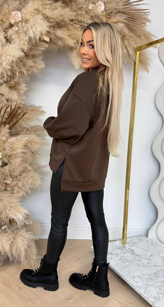 LA BASIC SWEAT CHOCO LA BASIC SWEAT CHOCO