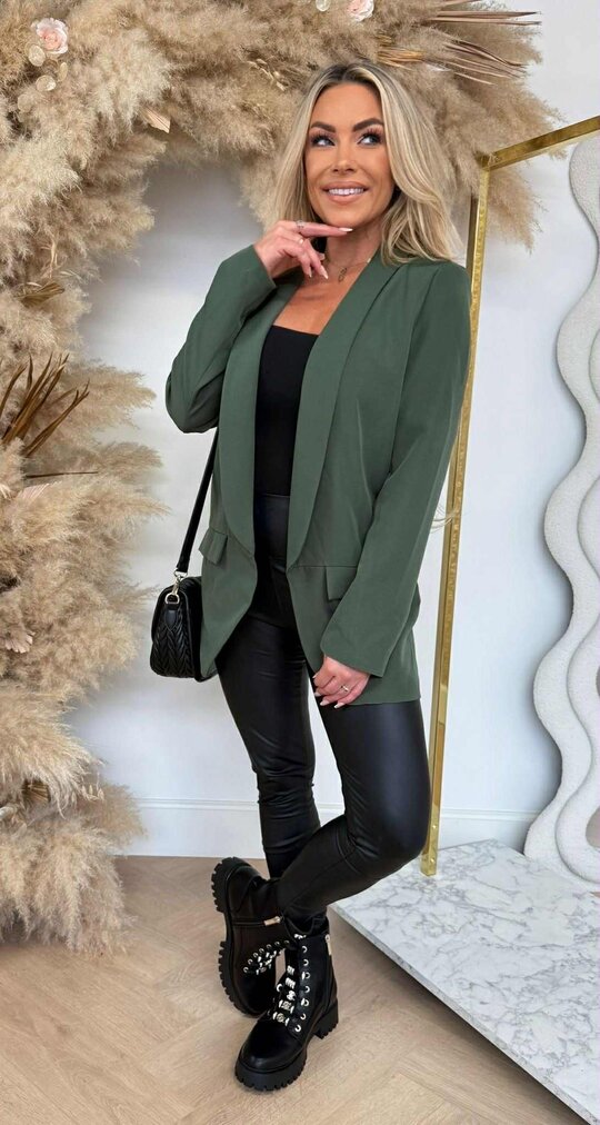 BASIC BLAZER ARMYGREEN