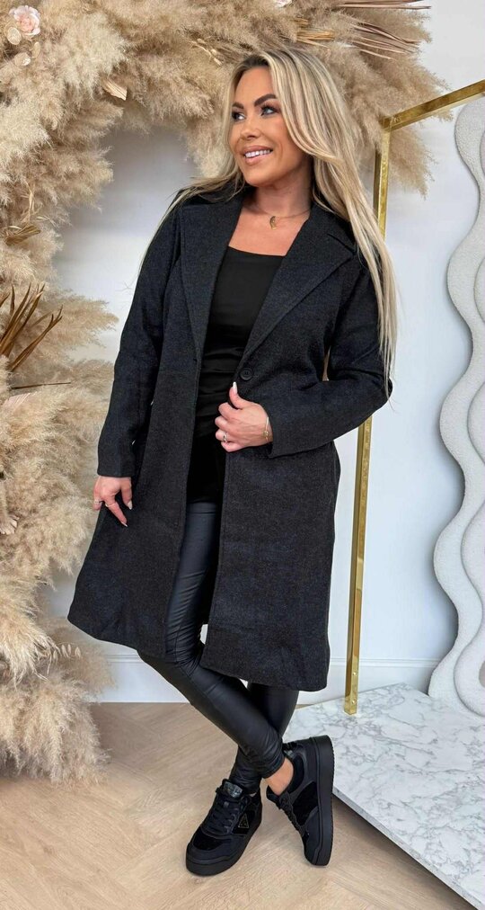 MISS ONE LUS COAT 2610 DARKGREY MISS ONE LUS COAT 2610 DARKGREY