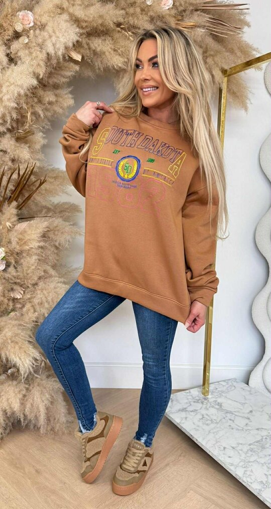 SOUTH DAKOTA SWEAT 801308 TAUPE SOUTH DAKOTA SWEAT 801308 TAUPE