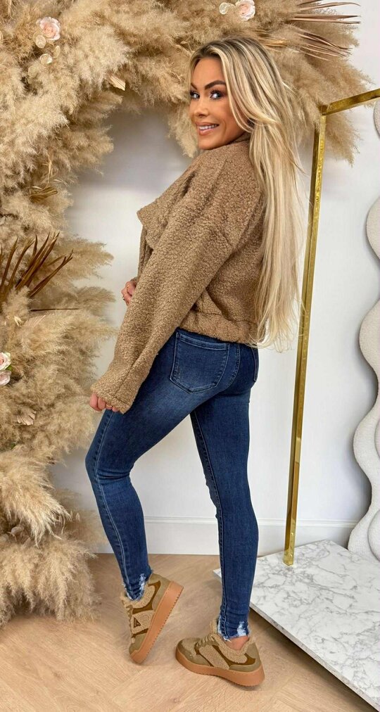 TEDDY BOMBER JACKET CAMEL