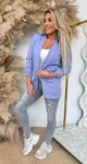 MUSTHAVE CROPPED MOUW BLAZER LILA