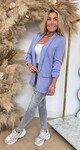 MUSTHAVE CROPPED MOUW BLAZER LILA