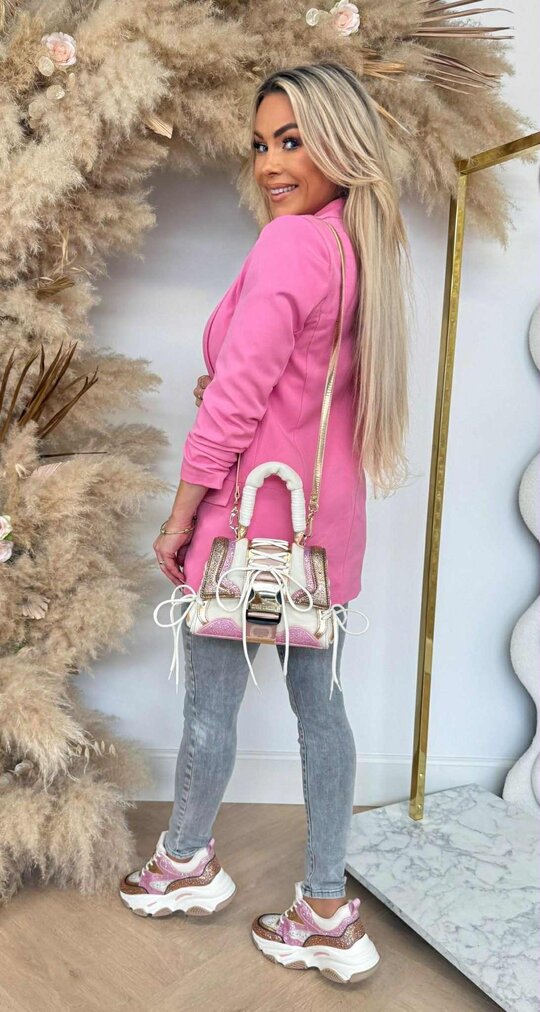 MUSTHAVE CROPPED MOUW BLAZER SWEETPINK MUSTHAVE CROPPED MOUW BLAZER SWEETPINK