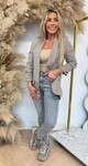MUSTHAVE CROPPED MOUW BLAZER TAUPE MUSTHAVE CROPPED MOUW BLAZER TAUPE