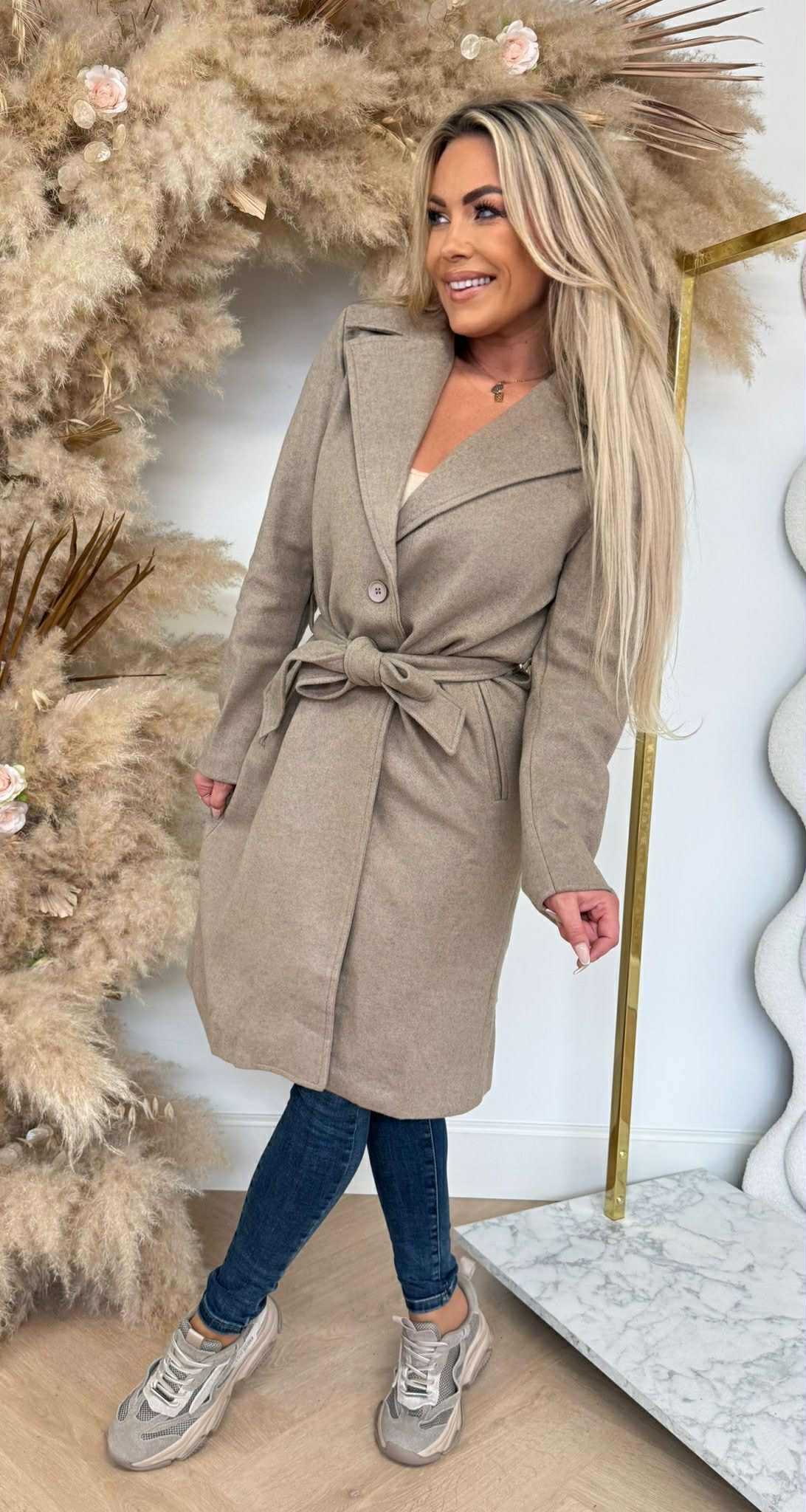 MISS ONE LUS COAT 2610 TAUPE