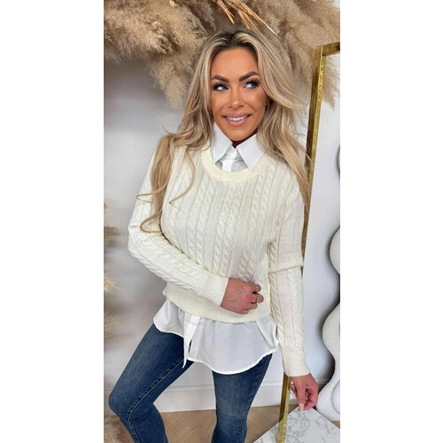 KABEL/BLOUSE SWEAT 5634 BEIGE KABEL/BLOUSE SWEAT 5634 BEIGE