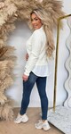 KABEL/BLOUSE SWEAT 5634 BEIGE KABEL/BLOUSE SWEAT 5634 BEIGE