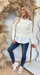 KABEL/BLOUSE SWEAT 5634 BEIGE KABEL/BLOUSE SWEAT 5634 BEIGE