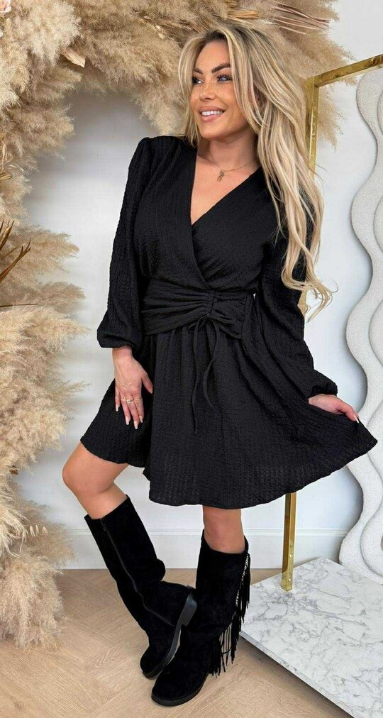 FLAMANT DRESS 5242 BLACK