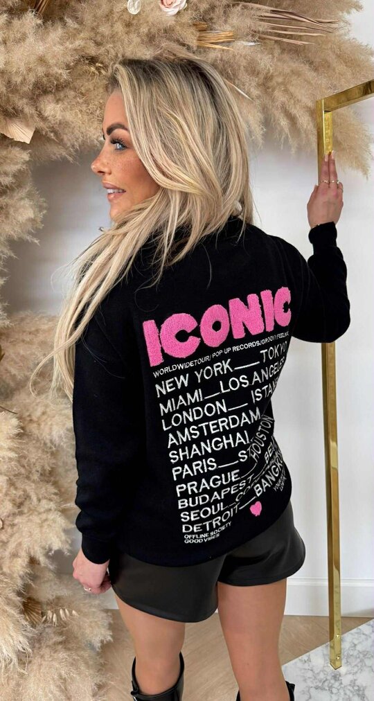 ICONIC SWEATER 639 BLACK