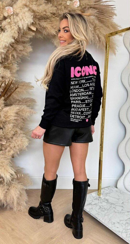 ICONIC SWEATER 639 BLACK
