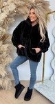 FAUX FUR JACKET 1096 BLACK