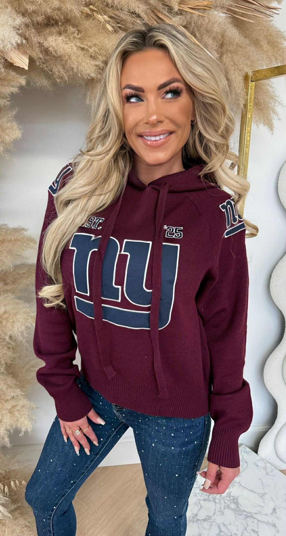 NY HOODY 3831288 BORDEAUX