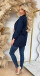 MUSTHAVE CROPPED MOUW BLAZER NAVY