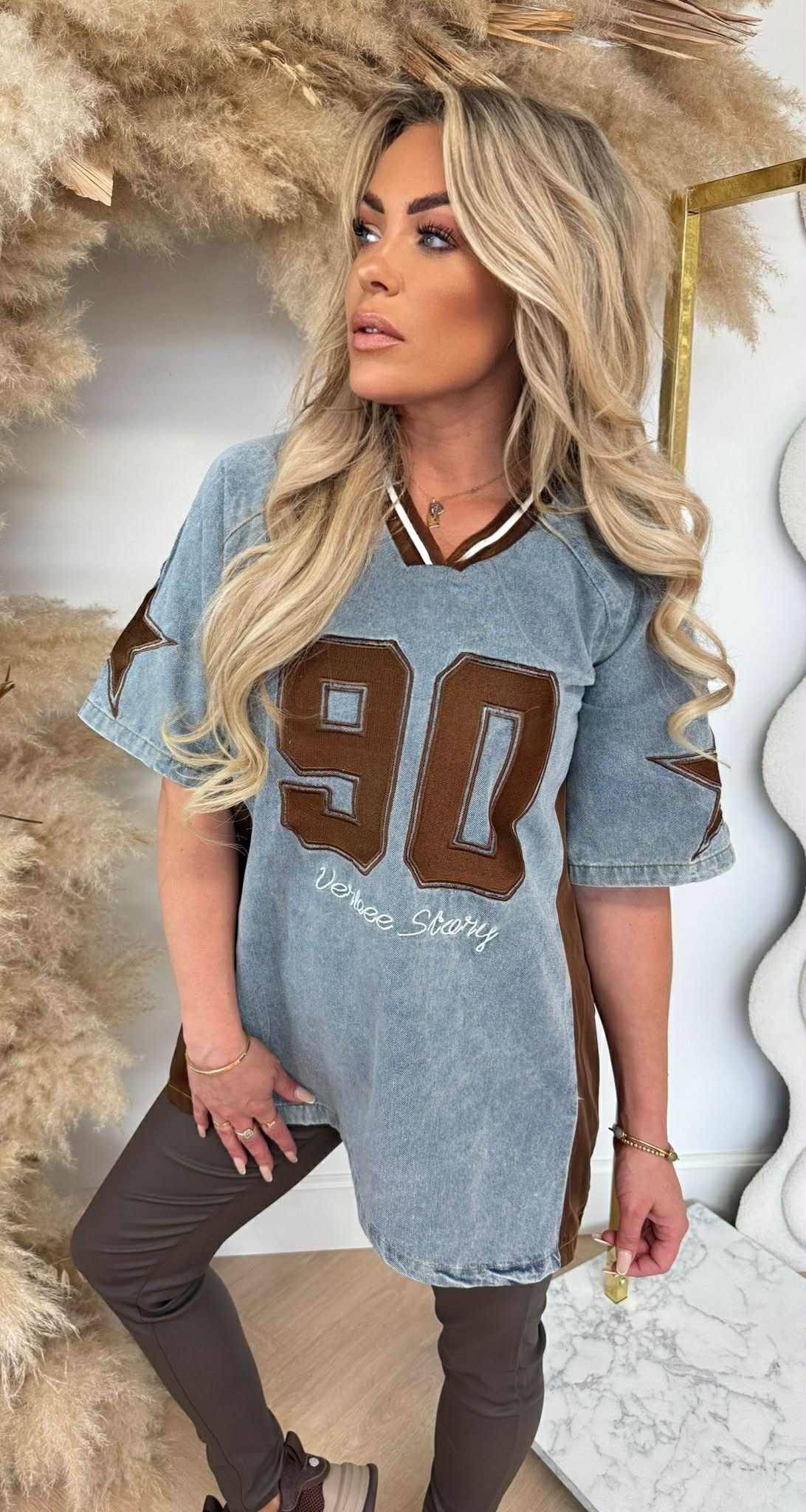 90 VERBEE STORY TEE 10036 CHOCO