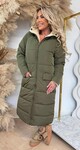REVERSIBLE PUFFER/TEDDY WINTERJAS 8504 ARMYGREEN